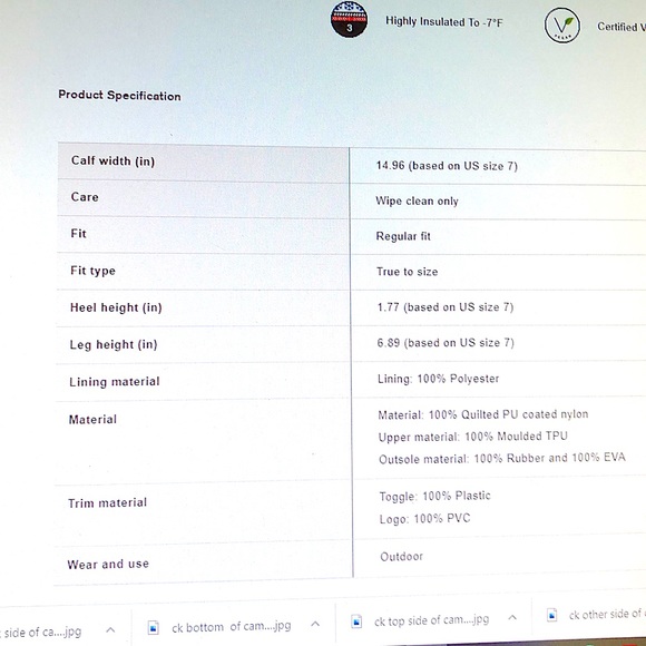 HUNTER NWT insulated storm camo print snow boot - Picture 10 of 10